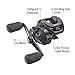 Quantum Smoke Baitcast Fishing Reel, Size 100 Reel, Right-Hand Retrieve, Large EVA Handle Knobs and Continuous Anti-Reverse Clutch, 10+1 Bearings, 8.1:1 Gear Ratio, Black