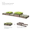 Everbloom Modular 36” Terraced Double Bed Extension (Only Used Raised Garden Bed R073638, R143638 or R0714D36)-Unlimited Possibilities for A Premium Garden Bed #3