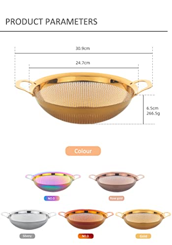 Qobimoon QBS-A297-G Stainless Steel Colander thumb #3