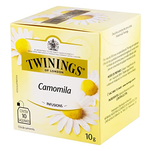 Twinings Chá de Camomila 10 g (pacote de 10 saquinhos)