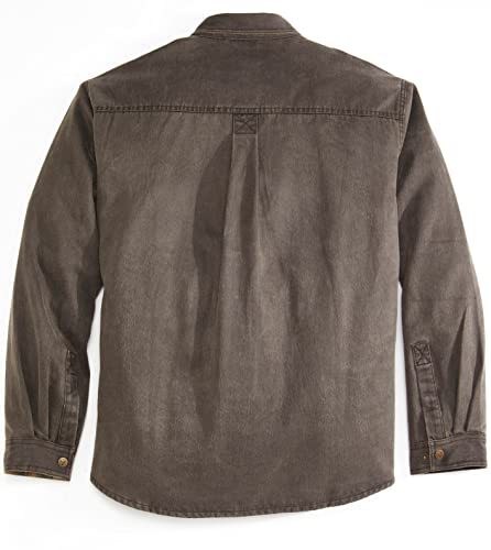 Venado Bountyman Cotton Suede Concealed Carry Shirt Jacket - Chore Coat For Men (Moose Brown, Medium) #TOP4