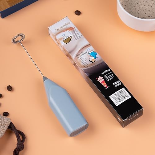 Image of Swifther Handheld Coffee Frother Electric Milk Frother for Lattes Shakes Mini Foamer for Cappuccino, Frappe, Matcha, Egg Beater Hand Blender by Credex (Batteries are Not Included)