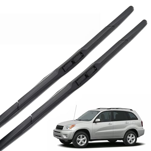 Balais d'essuie-glace pour Toyota RAV4 XA20 2000-2005, pack avant de 2 essuie-glaces 24" et 19" - 2