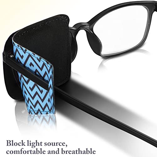 Sosation 10 Pcs Eye Patches for Adult Left Right Eye, Eyepatch for Glasses, Mixed Styles