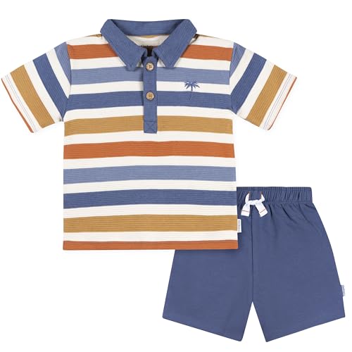 Image of Gerber Baby Boys Shirt and Short Set