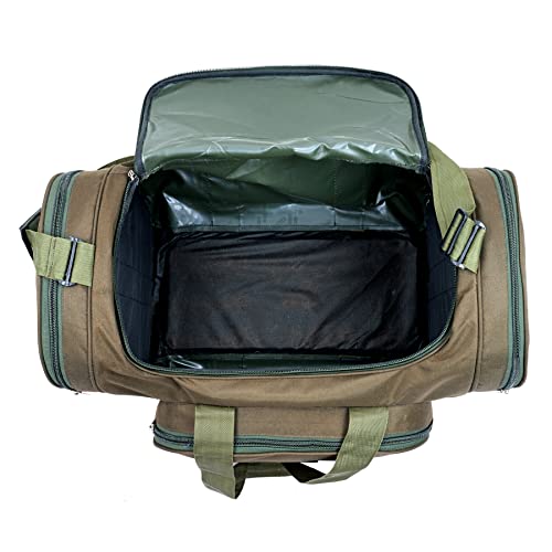Image of Skyline Polyester 60Ltrs Without Wheel Expandable Travel Duffel Bag for Men and Women (Green)
