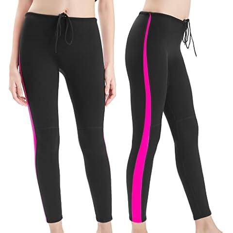 FLEXEL Wetsuit Pants Women 2mm, Wet Suits Pant Womens in Cold Water Weather, Surfing Leggings for Womens Neoprene Pants for Surf Swim Snorkeling Canoeing Scuba Kayaking Cover