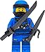 Produktbild LEGO Ninjago Minifigur: Jay (Hunted / Im Land der Drachen) mit Schwertern
