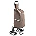 WY-Carretilla Carro de la Compra Carro de la Compra Plegable Carro de Equipaje Multifuncional sólido con Ruedas Mochila Desmontable 40 * 35 * 93 cm