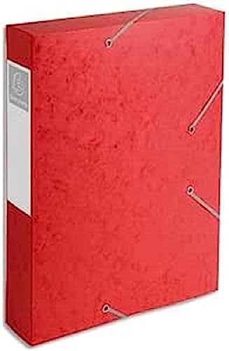Exacompta 16009H - Archivador sin anillas, A4, 24 x 32 cm, rojo, 1 unidad