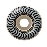 Spitfire Formula Four Classics 101 - Forma classica unisex per adulti, la forma numero 1 nello skateboard in tutto il mondo, comprovata per velocità e controllo. - Argento, 54 mm