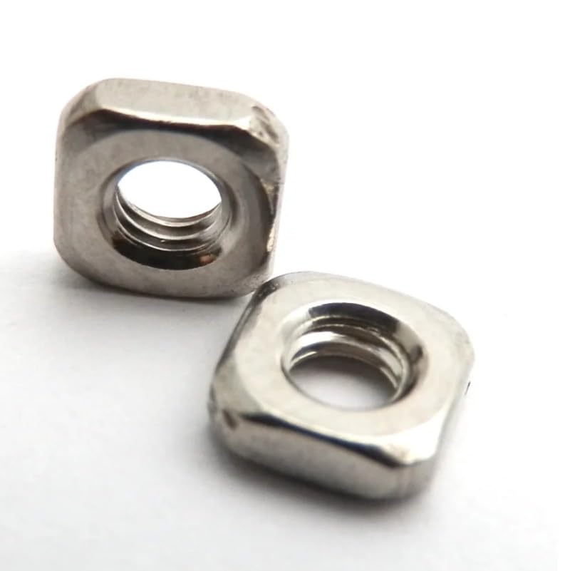 M3 Stainless Steel Square Thin Nuts DIN 562, 100PACK, Thickness 1.8mm, Fit for prusa 3D Print MK2,Mk2s. mkr2