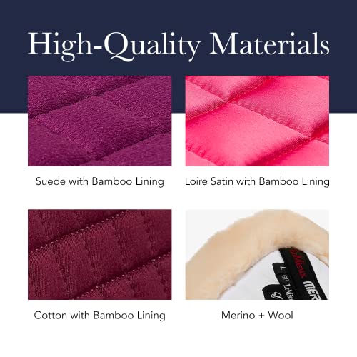 Lemieux General Purpose Suede Square Saddle Pad - English Saddle Pads For Horses - Equestrian Riding Equipment And Accessories (Sienna - Large) #TOP5