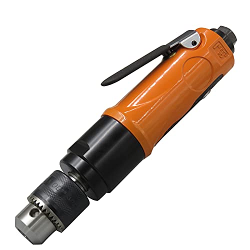 Tiffasha Akku-Bohrhammer, 1200 U/min 3/8" (10 mm) Pneumatischer Metallbohrer mit geradem Schaft, einstellbare Geschwindigkeit mit Dreibackenfutter und bidirektionaler Drehung KP-555A – Bild 4