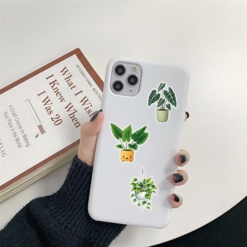 50PCS Transparent Plant Stickers, Potted Plant Stickers - 4