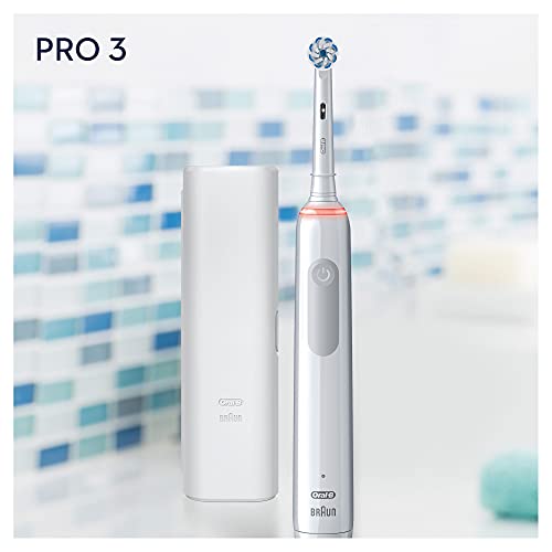 Oral-B Pro 3 - 3500 - Witte Oplaadbare Elektrische Tandenborstel, 1 Handvat Met Zichtbare Poetsdruksensor, 1… - Image 3