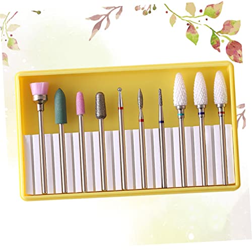 Set de brocas para taladro de uñas acrílicas miniatura 7