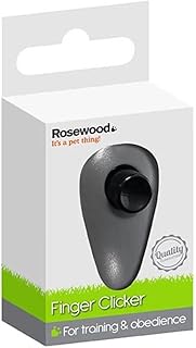 Rosewood Coastal Finger Clicker, Training Aid for Dogs