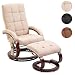 Produktbild Massagesessel 8 Schwingmassagepunkte Relaxsessel Fernsehsessel mit Heizfunktion (Creme)