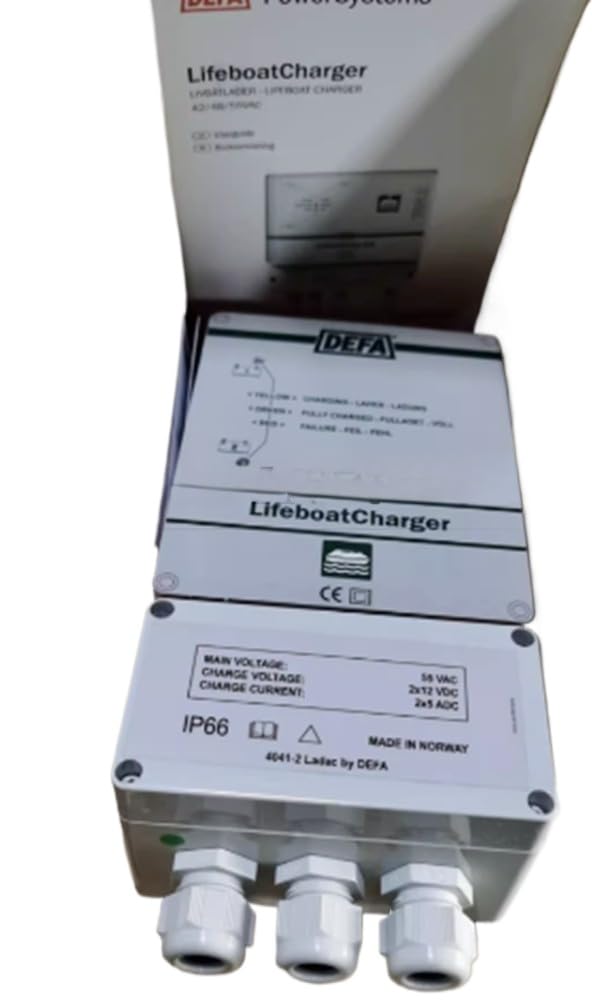 Qty:1 Marine Lifeboat Charger 4041-2, Lifeboat Charger 42V Input 12V Output
