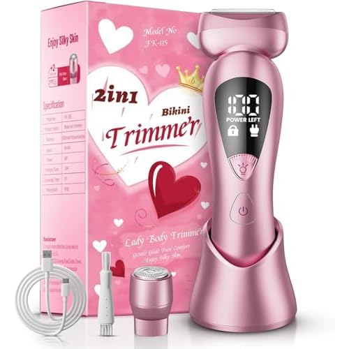 rategist Cordless Electric Razor for Women: IPX7 & LED Display