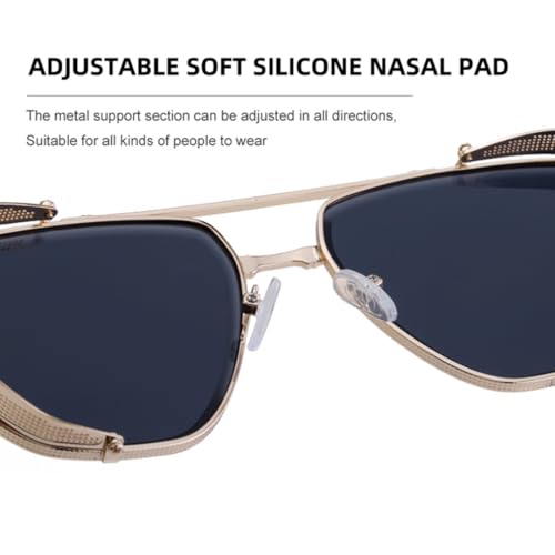 Lunettes de soleil Steampunk monture robuste contre les reflets