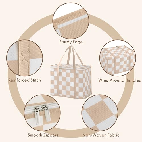 Ohocut Checkered Insulated Bags