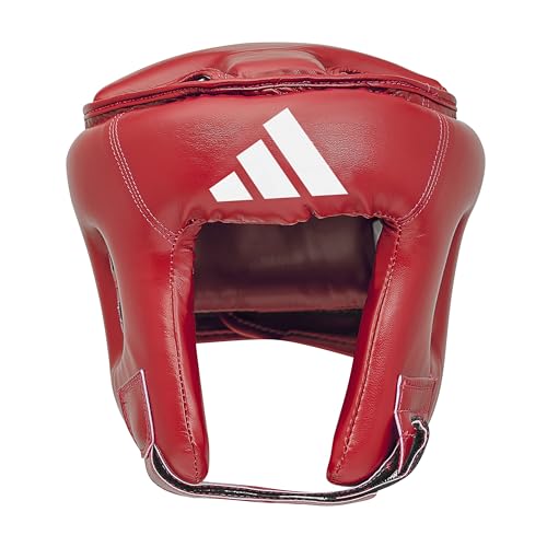 Adidas Rookie - Casco Protector para niños, Color Rojo - L