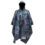 ★ 3-IN-1-REGENMANTEL: Unisex-Regenponcho wasserdicht für Outdoor-Aktivitäten. Klettbänder zur Herstellung von Ärmeln halten Sie schön trocken und schützen Sie auch an regnerischen Tagen. Es kann als Bergregenmantel, Picknickmatte zum Wandern und mehr verwendet werden.