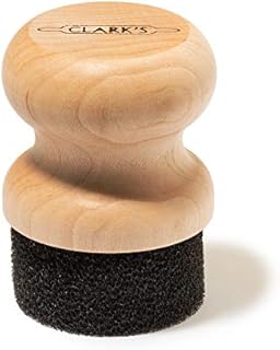 CLARK'S Oil & Wax Round Applicator (New V2 Design!) - USA Maple Construction - Chopping Boards - Chopping Blocks - Wood Utensils
