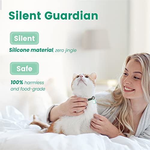 Pawaii Qr Code Pet Id Tag, Silent Silicone Dog Id Tag, Modifiable Pet Online Profile, Free Online Pet Page Emergency Contact, Scan Qr Receive Instant Pet Location Alert Email, 1Pack (Green) #TOP4