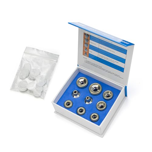 Elitzia ETL010 Diamant-Dermabrasion Mikrodermabrasionsmaschinenteile, Peeling-Kappen, Ersatz für Falten, feine Linien, Diamant-Gesichtspeel-Tipps, Gesichtshaut, Reinigungspflege, ETL010