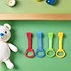 HAMPPLIES 4 Piezas Anillos de Tracción para Cuna Niña Asas Coloridas para Entrenamiento Motor y Fuerza Soporte Estable para Gateo y Primeros Pasos Seguro Interiores #4