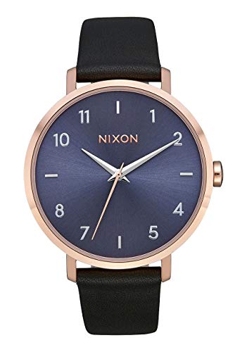 Nixon Reloj Analógico para Mujer de Cuarzo con Correa en Cuero A1091-3005-00