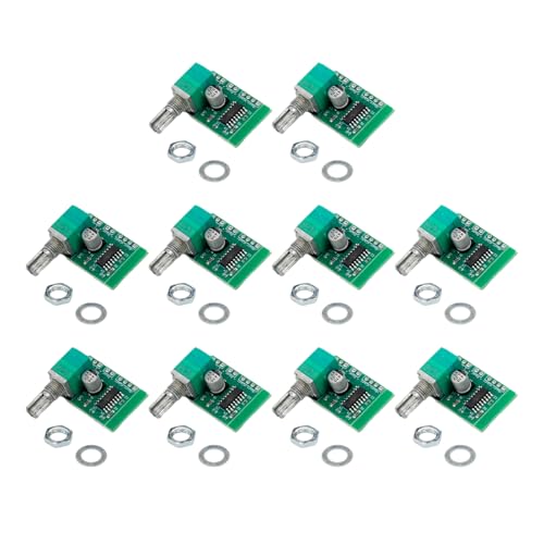 10pcs PAM8403 Mini 5V Digital Audio Amplifier 3W+3W High Fidelity Sound Quality Dual Channel Module with Switch Potentiometer USB Powered