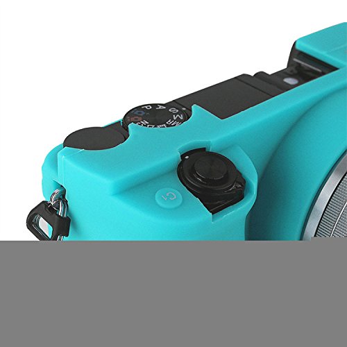 First2Savvv Xjpt-A6000Gj-B03 Blue Full Body Tpu Jelly Rubber Gel Skin Case Cover Precise Fit Digital Camera Case Bag Cover For Sony A6000 #TOP1