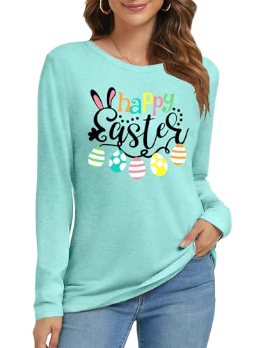 Image of Ithalt Easter Shirts for Women He is Risen Tshirt Easter Christian T-Shirt Jesus Lover Short Sleeve Tops