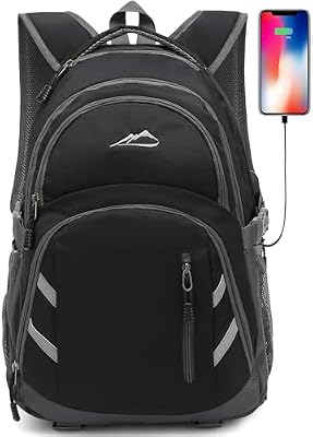 ProEtrade 15.6\" Laptop Backpack with USB Charging Port, Multi‑Compartment Anti‑Theft Design – Ideal...