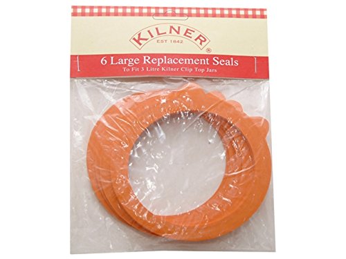 Replacement Rubber Seals Pack of 6 Airtight Food-Safe Seals for 3 Litre