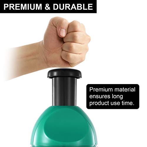 Geedel Food Chopper, Easy to Clean Manual Hand Chopper Dicer, Slap Press Chopper Mincer for Vegetables Onions Garlic Nuts Salads and More - Save Your Prep Time