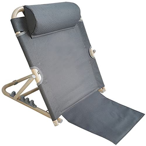 Back Rest for Bed, 5 Gears Adjustable Folding Backrest Bracket,Bed Back Rest Wedge Support,Sit Up or Reclined Position, Read, Eat, Watch TV in Bed