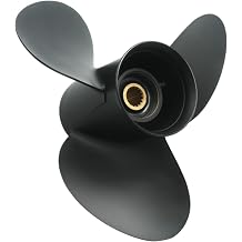 13 1/2x15 Aluminum Boat Propeller for Suzuki DF 50/60/70/90/100/115/140 HP Engine, 15 Spline Tooth, 3 Blades,OEM Parts No. 58100-95500-019,Rh