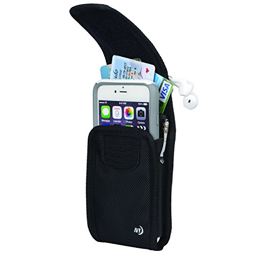 Nite Ize Clip Case Cargo Phone Holster - Protective, Clippable Phone Holder For Your Belt Or Waistband - Extra Tall - Black #TOP5