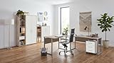 moebel-dich-auf Arbeitszimmer Büro TABOR PRO Set 4 Eiche Sonoma weiß matt Büromöbel Büro