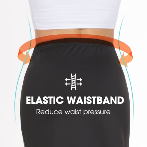 MANCYFIT Half Slips for Under Dresses Extender Slip Skirt for Women Lace Trim Long Underskirt 22 28 32 Inches4