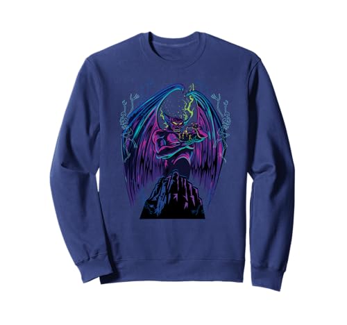 Sweat Chernabog Disney Villains pull noir col rond sweat-shirt homme femme