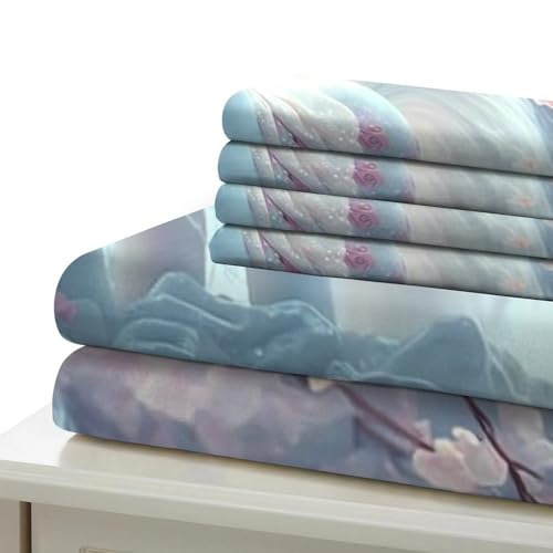 Housse de couette hypoallergénique en microfibre douce 3 pièces - 7