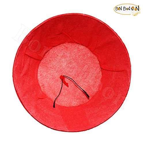 Bonballoon 1 Pcs Red Fez Children's Kids Head Cover Arabian Oriental Costume Tarboush Tarbusch Tarboosh Turkish Ottoman Hat Black Tassel Traditional #TOP4
