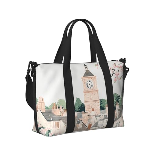 Travel Duffle Bag Blossom Weekender Overnight Bags Luggage Bag for Women Men Waterproof Sports Gym Bag Hand Bag with Shoulder Strap3