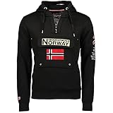 Geographical Norway - Sudadera DE Hombre GYMCLASS Negro M